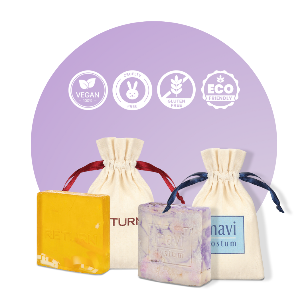Artisan Lavanta Yağı Sabunu + Artisan Kayısı Çekirdeği Sabunu Avantajlı Set