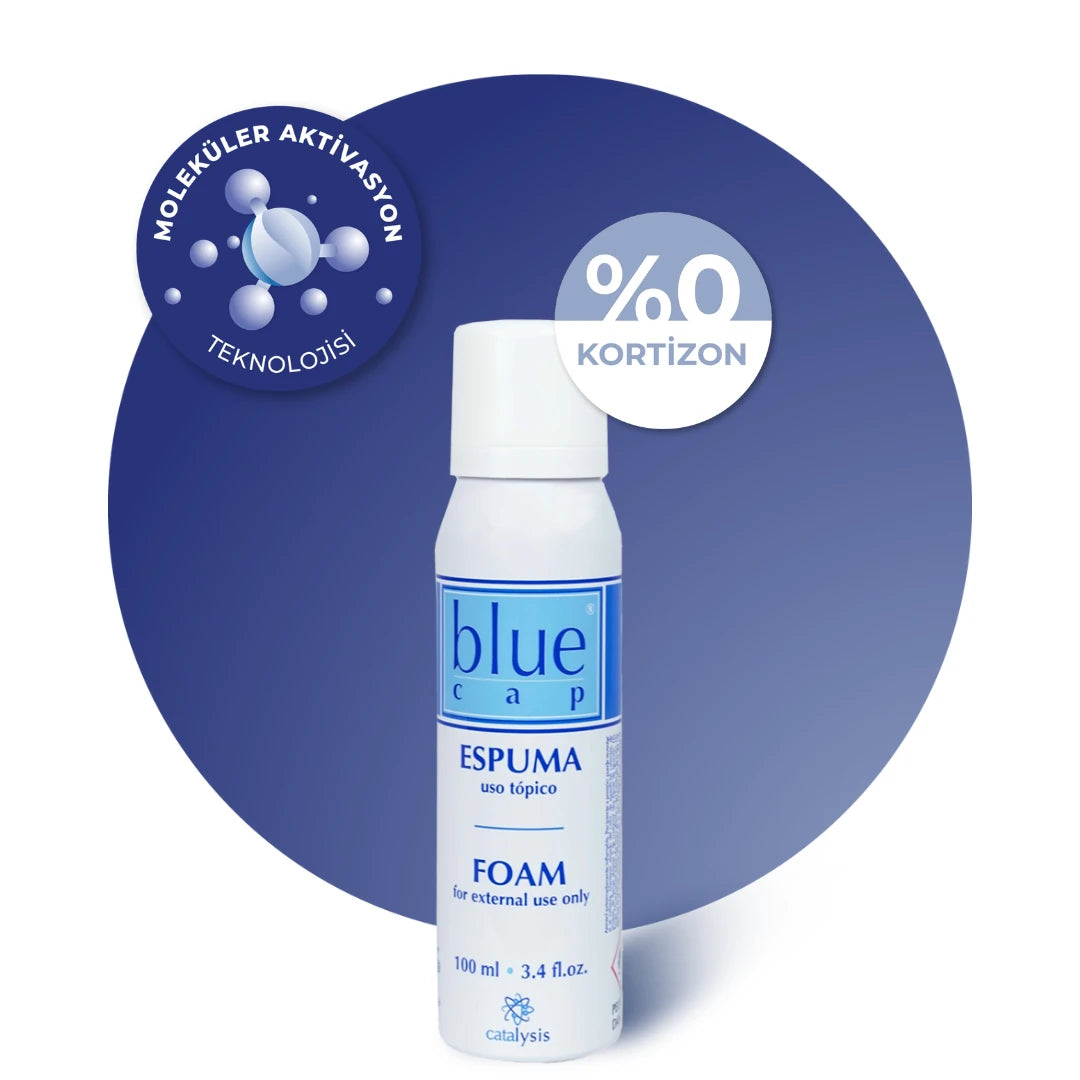 Blue Cap® Nemlendirici Köpük Krem 100 ml - Kaşıntı ve Kızarıklık Karşıtı